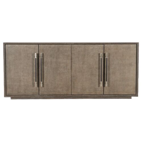 Modern Mood 4-Door Raffia Entertainment Console 3 Modern Mood 4-Door Raffia Entertainment Console