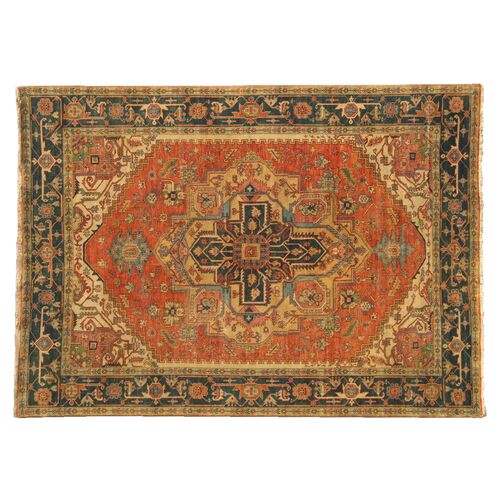 9'x12' Serapi Rug, Red/Black 1 9'x12' Serapi Rug, Red/Black