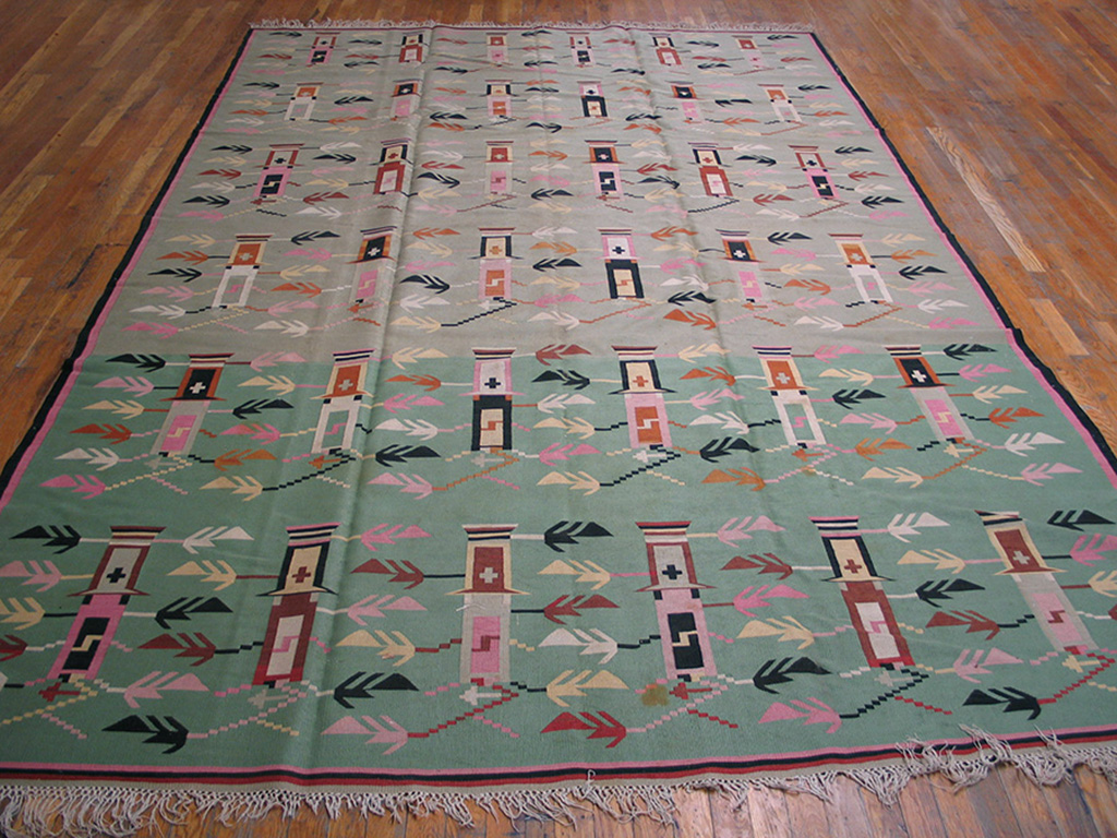 1920s Bessarabian Kilim, 7'9" x 12'4" 6 1920s Bessarabian Kilim, 7'9" x 12'4"