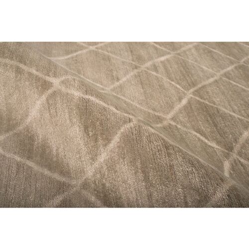 Nehon Hand-Knotted Rug, Brown 3 Nehon Hand-Knotted Rug, Brown
