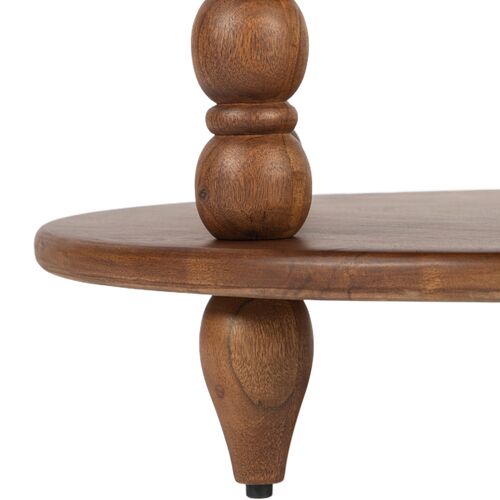 Thalyn Spindle Round End Table 8 Thalyn Spindle Round End Table