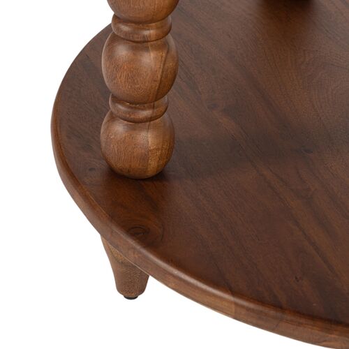 Thalyn Spindle Round End Table 9 Thalyn Spindle Round End Table