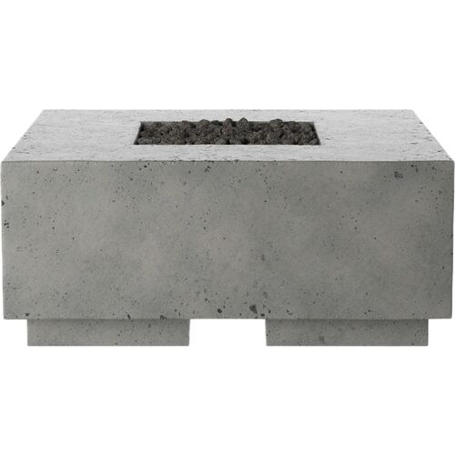 Rocco Outdoor Square Concrete Fire Table 3 Rocco Outdoor Square Concrete Fire Table