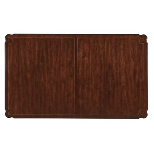 Charleston Leg Rectangular Extension Dining Table, Black Cherry 4 Charleston Leg Rectangular Extension Dining Table, Black Cherry
