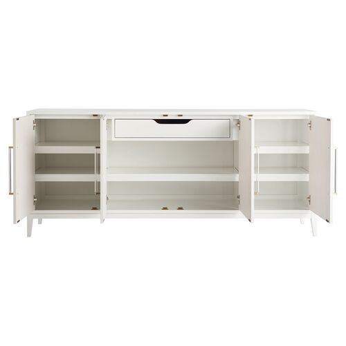 Desert Rose Credenza, White Lacquer 3 Desert Rose Credenza, White Lacquer