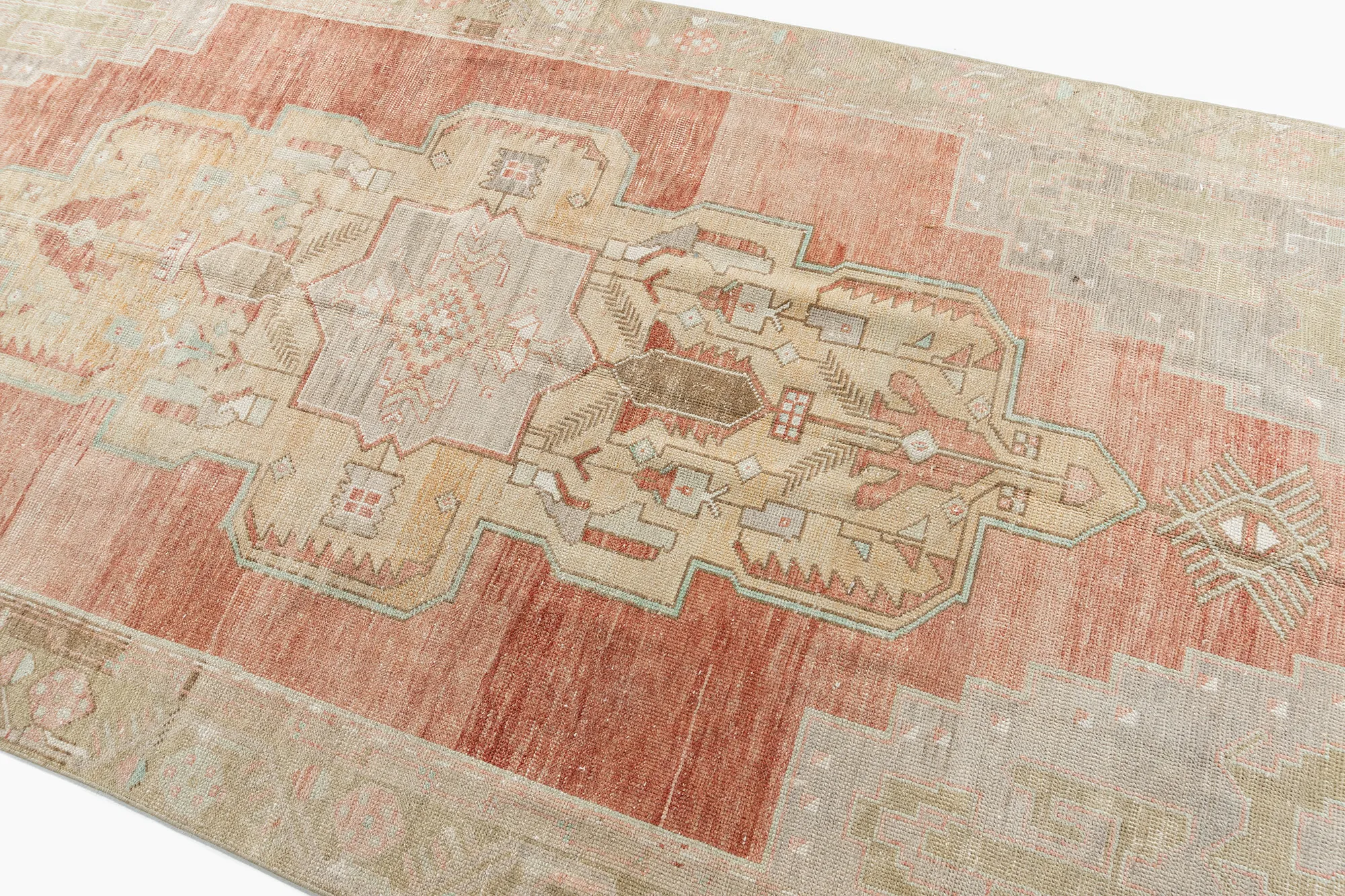 Turkish Oushak Rug 4'9 X 11'2 1 Turkish Oushak Rug 4'9 X 11'2