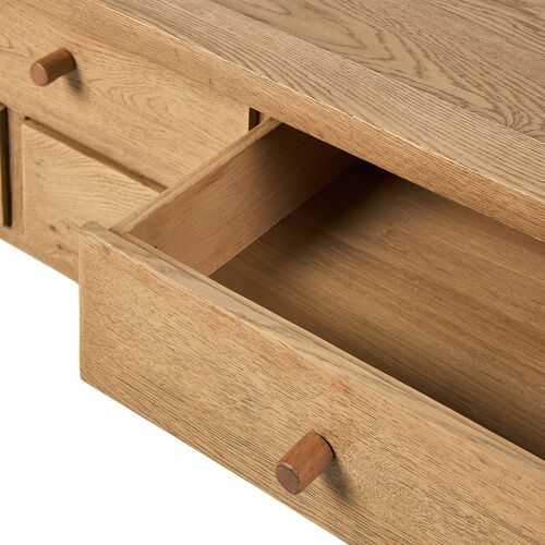 Lana Console Table, Natural Light Oak 11 Lana Console Table, Natural Light Oak