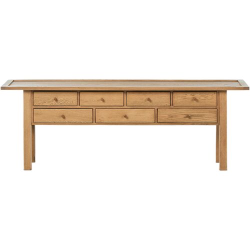 Lana Console Table, Natural Light Oak 3 Lana Console Table, Natural Light Oak