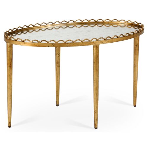 Beverly Mirrored Coffee Table, Gold 1 Beverly Mirrored Coffee Table, Gold