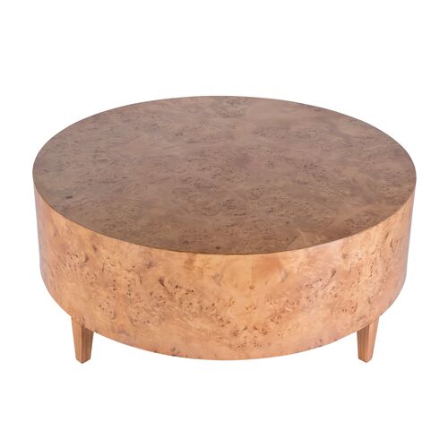 Noah Round Burl Coffee Table 1 Noah Round Burl Coffee Table