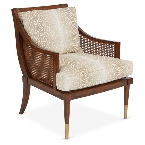 Kirkwood Accent Chair, Fawn Linen 1 Kirkwood Accent Chair, Fawn Linen