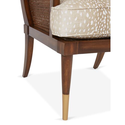 Kirkwood Accent Chair, Fawn Linen 5 Kirkwood Accent Chair, Fawn Linen