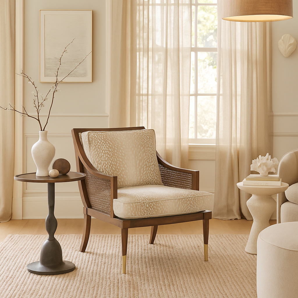 Kirkwood Accent Chair, Fawn Linen 6 Kirkwood Accent Chair, Fawn Linen