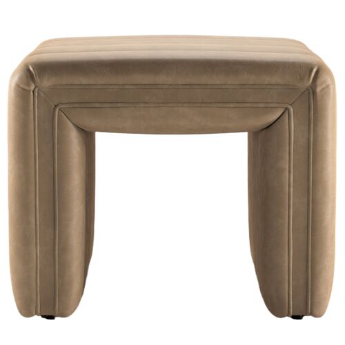 Vivian Leather Ottoman 2 Vivian Leather Ottoman