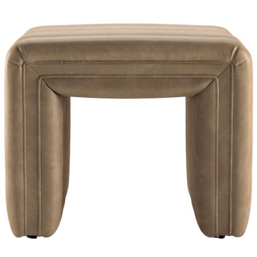 Vivian Leather Ottoman 4 Vivian Leather Ottoman