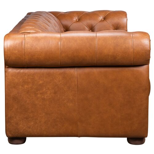 Pennington Tufted Leather Sofa 3 Pennington Tufted Leather Sofa