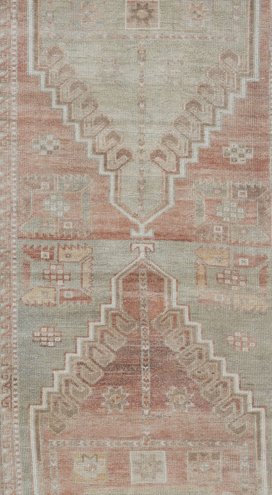 Turkish Oushak Runner 2'1 X 8'11 3 Turkish Oushak Runner 2'1 X 8'11