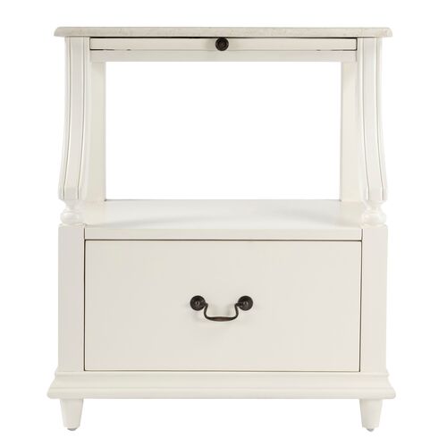 Liam Marble 1-Drawer Nightstand 3 Liam Marble 1-Drawer Nightstand