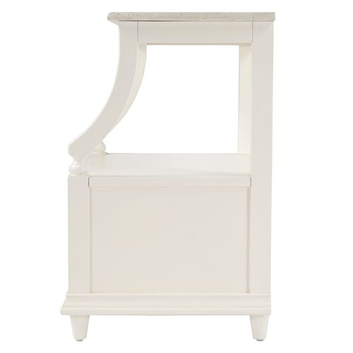 Liam Marble 1-Drawer Nightstand 4 Liam Marble 1-Drawer Nightstand