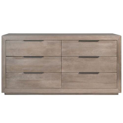 Abigail Six Drawer Dresser, Misted Ash