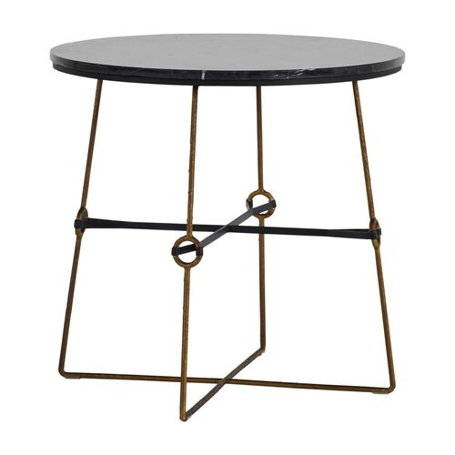 Stefan Side Table, Black Marble 1 Stefan Side Table, Black Marble