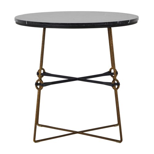 Stefan Side Table, Black Marble 2 Stefan Side Table, Black Marble