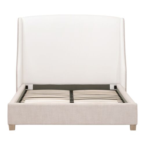 James 2-Tone Wingback Bed, Performance Linen 4 James 2-Tone Wingback Bed, Performance Linen