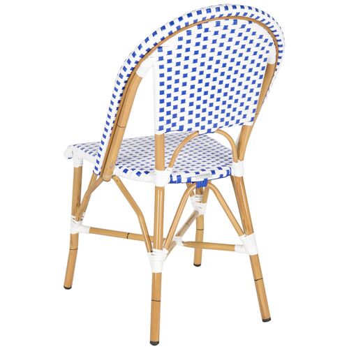 S/2 Odeon Stackable Bistro Side Chairs 4 S/2 Odeon Stackable Bistro Side Chairs