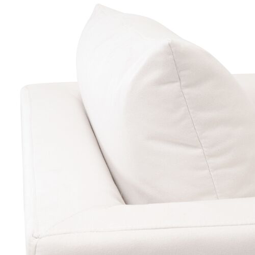 Ryan Plinth-Base Sofa Chair, Pearl Performance 7 Ryan Plinth-Base Sofa Chair, Pearl Performance