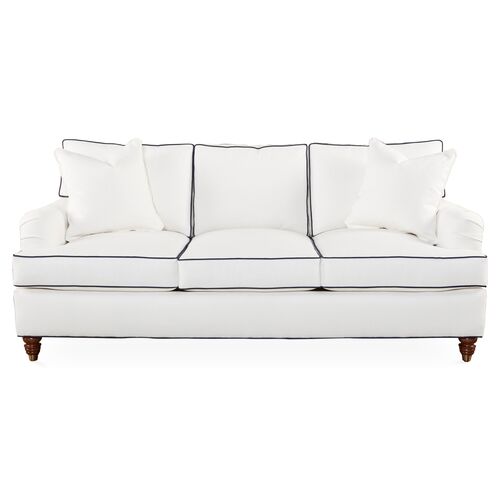 Kate Sofa, White/Navy Crypton 1 Kate Sofa, White/Navy Crypton