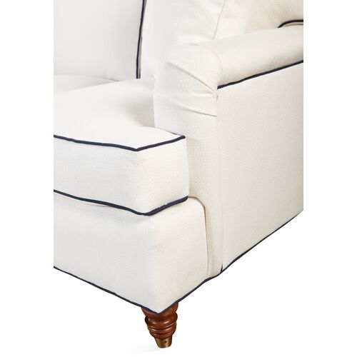 Kate Sofa, White/Navy Crypton 4 Kate Sofa, White/Navy Crypton