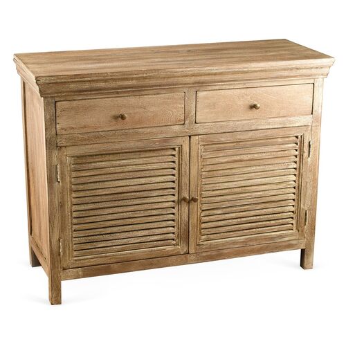 Ada Shutter Cabinet, Driftwood