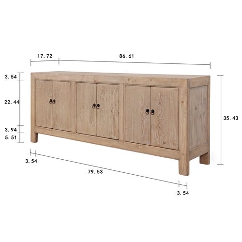 Annia Sideboard, Natural 10 Annia Sideboard, Natural