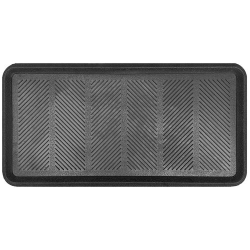 Rubber Boot Tray, Black 1 Rubber Boot Tray, Black
