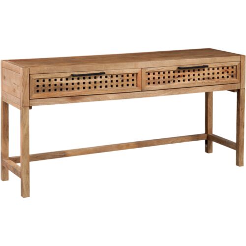 Lazuli 2-Drawer Console Table, Natural 1 Lazuli 2-Drawer Console Table, Natural