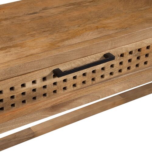 Lazuli 2-Drawer Console Table, Natural 4 Lazuli 2-Drawer Console Table, Natural