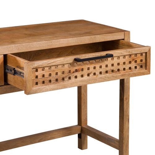 Lazuli 2-Drawer Console Table, Natural 5 Lazuli 2-Drawer Console Table, Natural