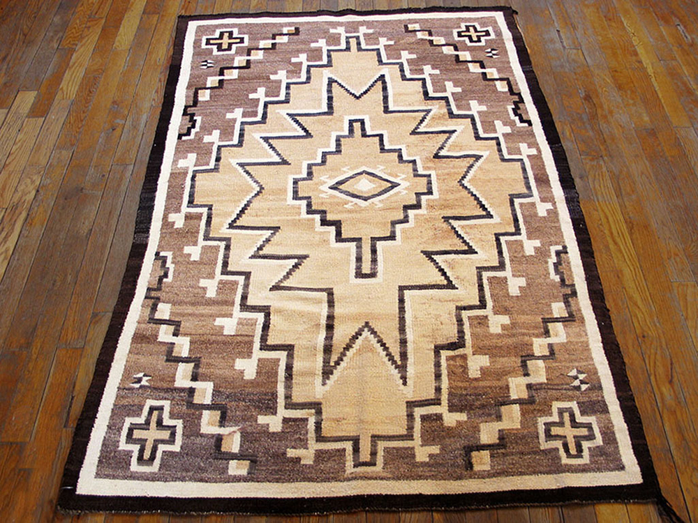 American Navajo Rug 3'8" x 5'8" 2 American Navajo Rug 3'8" x 5'8"
