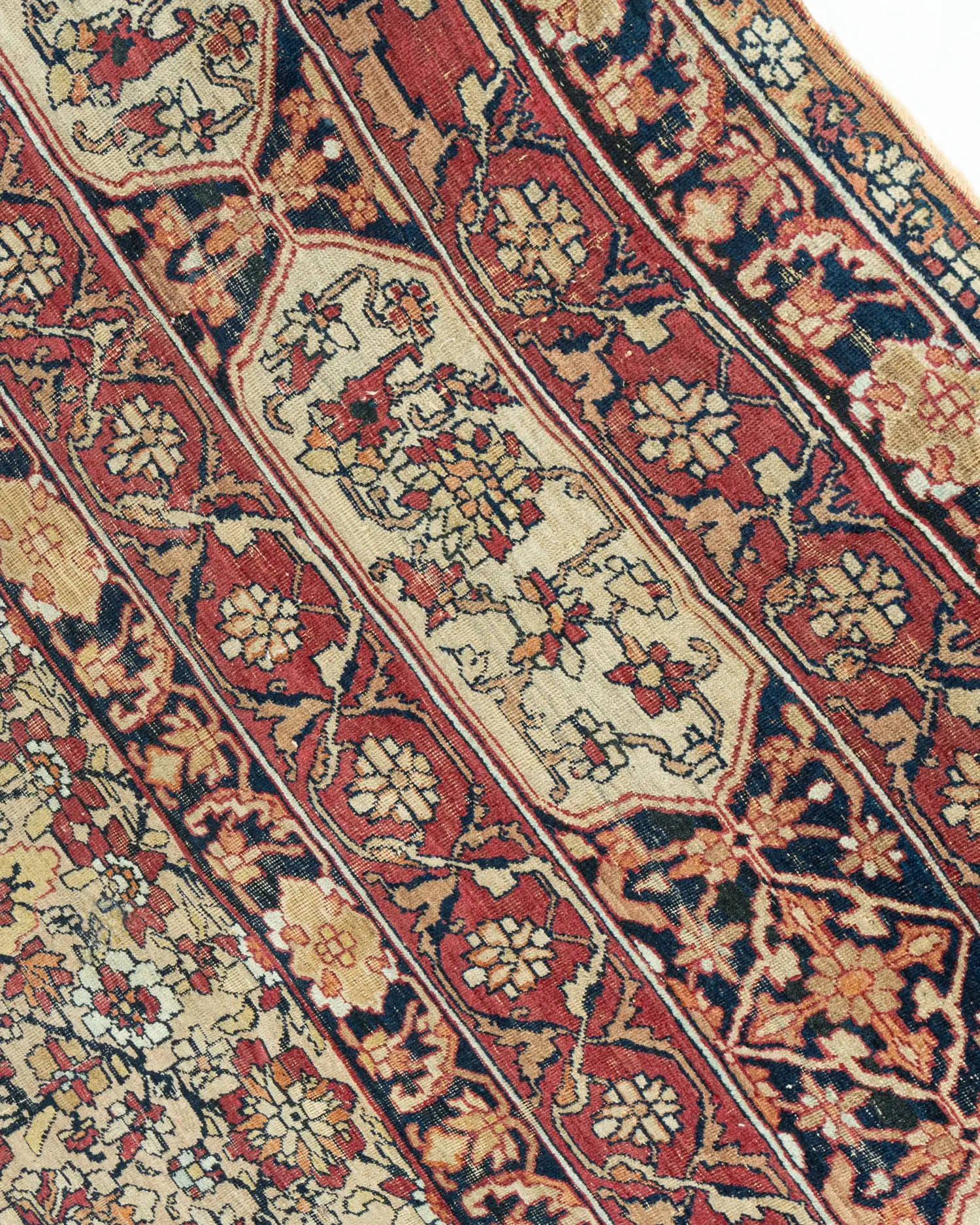 Antique Persian Kerman Rug 8'10 X 13'7 8 Antique Persian Kerman Rug 8'10 X 13'7