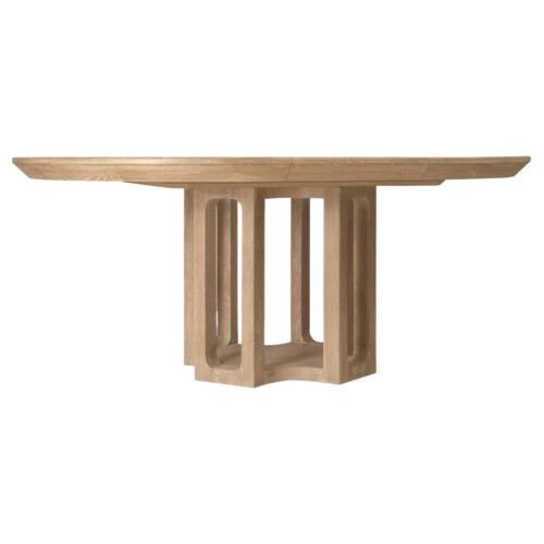 Banyon Bay Round Extension Dining Table, Desert Oak 5 Banyon Bay Round Extension Dining Table, Desert Oak
