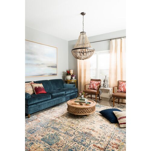 Hester Rug, Sand/Light Blue 3 Hester Rug, Sand/Light Blue