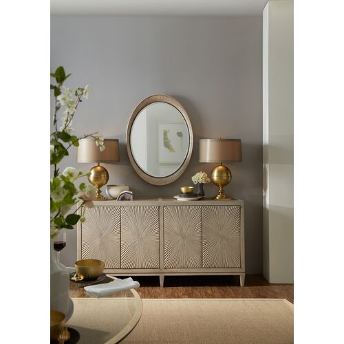 Elixir 4-Door Buffet, Gray Beige 2 Elixir 4-Door Buffet, Gray Beige