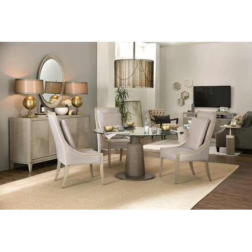 Elixir 4-Door Buffet, Gray Beige 4 Elixir 4-Door Buffet, Gray Beige