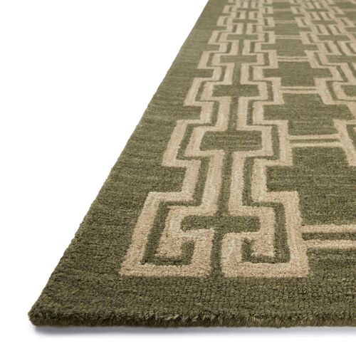 Barrow Rug, Moss/Beige 4 Barrow Rug, Moss/Beige