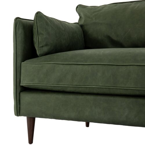 Dorit 76" Sofa, Sage Leather 10 Dorit 76" Sofa, Sage Leather