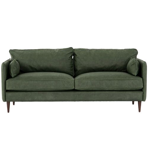Dorit 76" Sofa, Sage Leather 3 Dorit 76" Sofa, Sage Leather