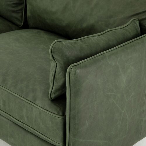 Dorit 76" Sofa, Sage Leather 8 Dorit 76" Sofa, Sage Leather