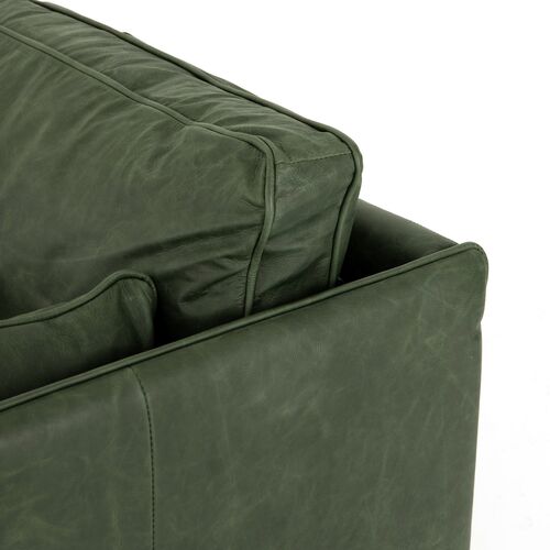 Dorit 76" Sofa, Sage Leather 9 Dorit 76" Sofa, Sage Leather