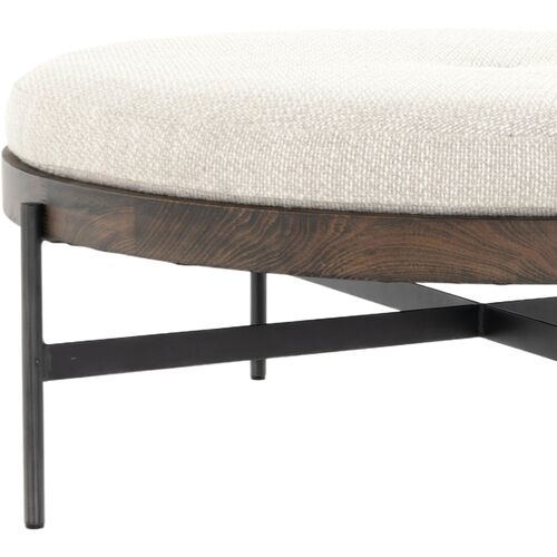 Remi Large Ottoman, Gibson Wheat 12 Remi Large Ottoman, Gibson Wheat