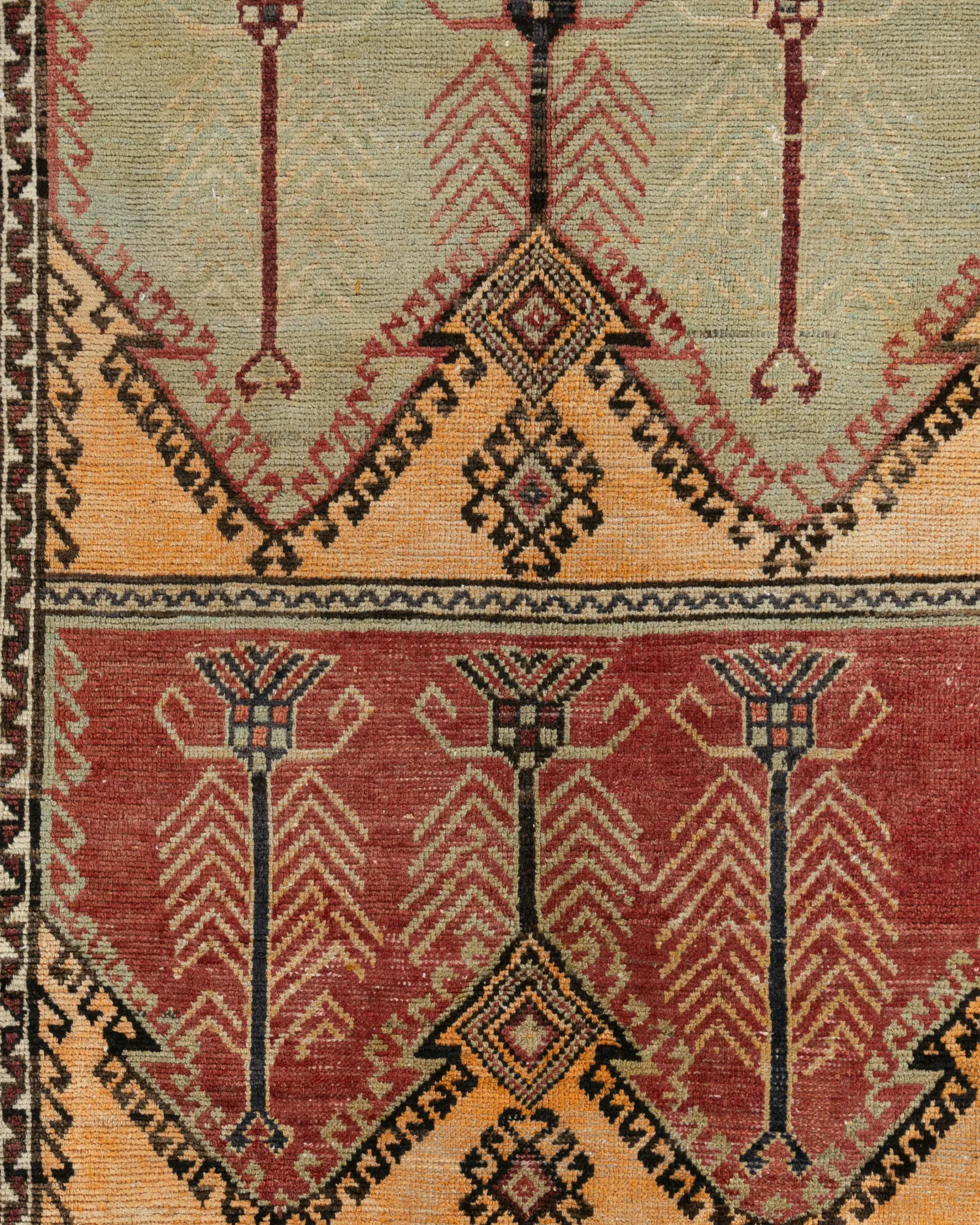 Turkish Oushak Rug 4'9 X 12'8 3 Turkish Oushak Rug 4'9 X 12'8